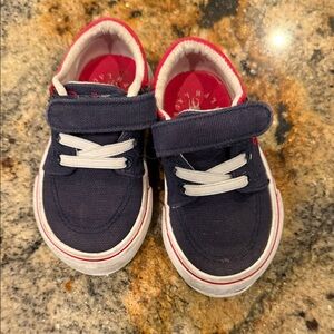 Polo by Ralph Lauren Navy and Pink Kids Sneakers